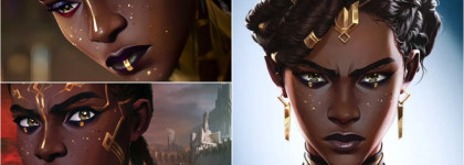 Макияж персонажа: Мэл Медарда из Arcane/League of Legends