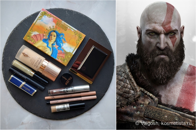 Макияж персонажа: Кратос из God of War (2018)