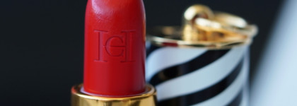 Лучшая помада для плохих дней: Carolina Herrera The Lipstick Sheer #182 Blush Him Orange