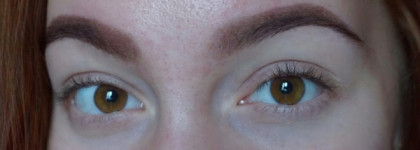 "No makeup makeup" или же "Милый, я только что проснулась". Делаем ровные и натуральные  брови краской
