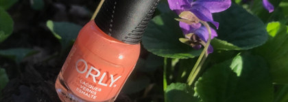 В ролях: маленький злодей Orly Lacquer vernis esmalte в зефирном оттенке Positive Coral-ation
