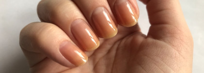 Очень праздничный маникюр с камифубуками обычным лаком