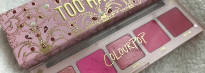 Ядовитый розовый в палетке теней для век Too Haute Colourpop