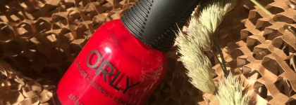 Я не люблю красный, но у меня есть лак для ногтей Orly nail lacquer в оттенке "Haute Red"
