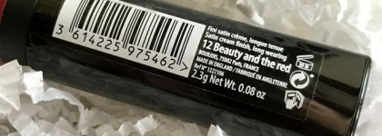 Благородный бордо (темно-красный) от Bourjois Rouge Fabuleux: помада в оттенке №12 Beauty and the red