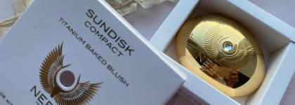 Довольно новый и не известный брэнд Nebu Milano. Запечённые румяна Destiny и губная помада 227 Divine