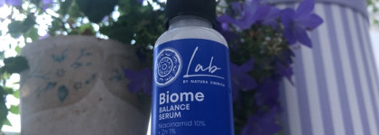 Lab by Natura Siberica Biome Balance Serum Niacinamid 10% + Zn 1% себорегулирующая сыворотка для лица + сравнение с The Ordinary