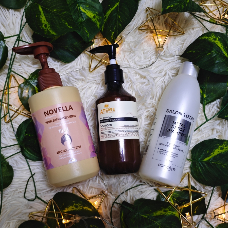 Фото актуальных шампуней