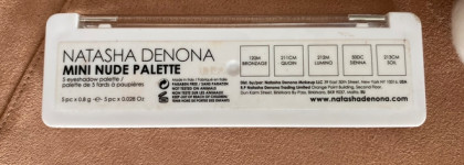 Natasha Denona Mini Nude - многим опостылевшая рыжая гамма, но ох уж этот дуохром, рука к нему так и тянется