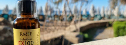 Лучшая сыворотка для возрастной кожи - Raise Solution EX100 с экзосомами. До/После