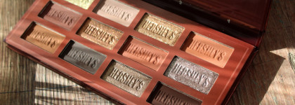 Мой Total brown с палеткой Glamlite Hershey"s Milk Chocolate 12 Color Palette