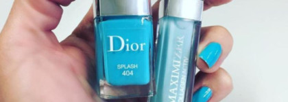 Aruba blue c Dior lip maximizer в оттенке 011 pool blue 2018