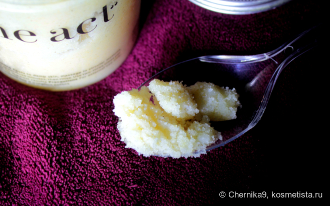 Соляной скраб-бальзам Exfoliating Sea Salt & Coconut Body Balm от The act: больше, чем уход