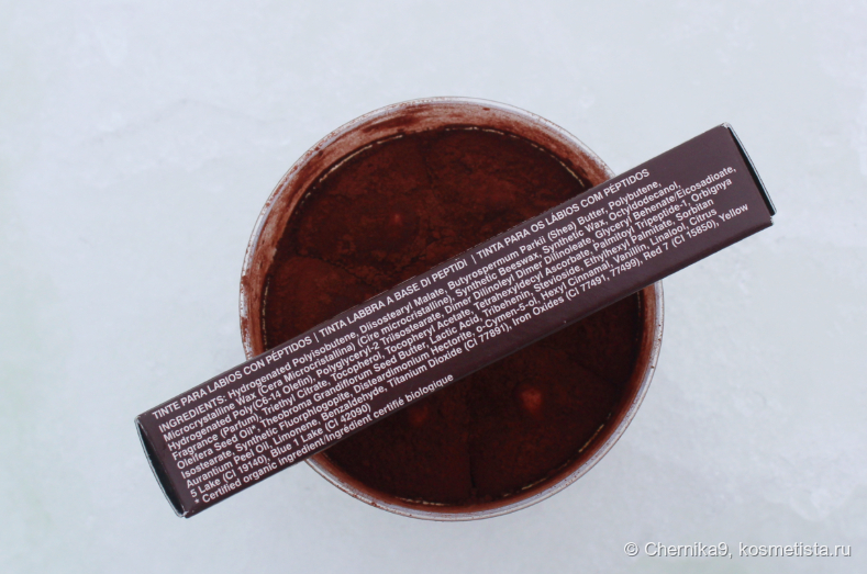 Обратная сторона с составом