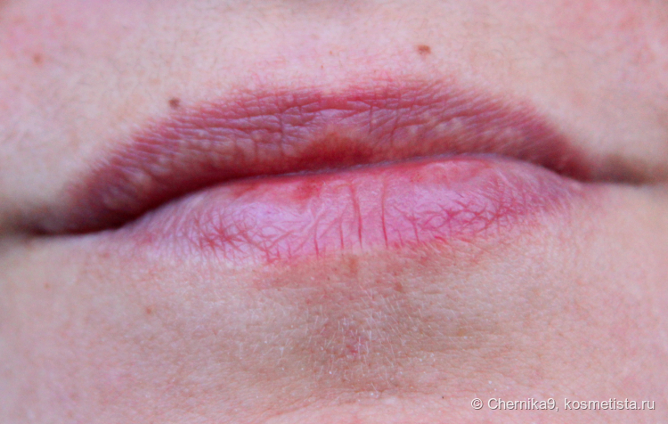 Губы без тинта