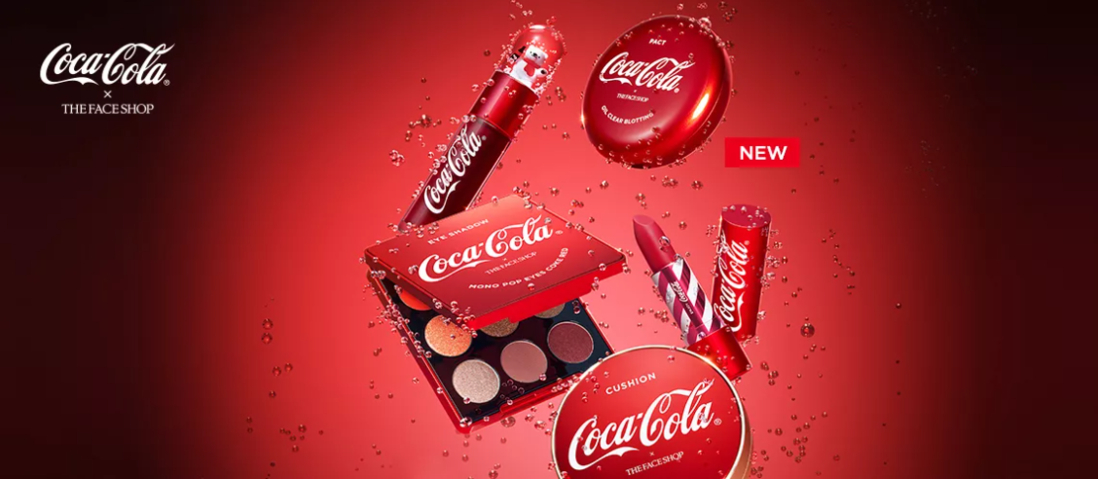 Одна из старых коллекций Соса Cola c The Face Shop