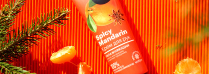 Нежность цитрусового глинтвейна с лимитированным увлажняющим кремом для рук Organic shop Spicy Mandarin