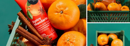 Нежность цитрусового глинтвейна с лимитированным увлажняющим кремом для рук Organic shop Spicy Mandarin