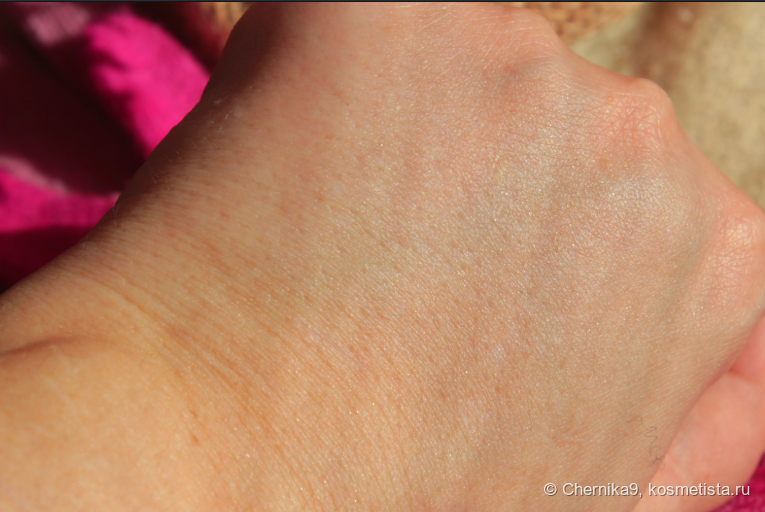 Кожа после использования мусса