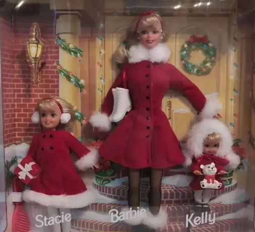 Один из первых наборов Барби