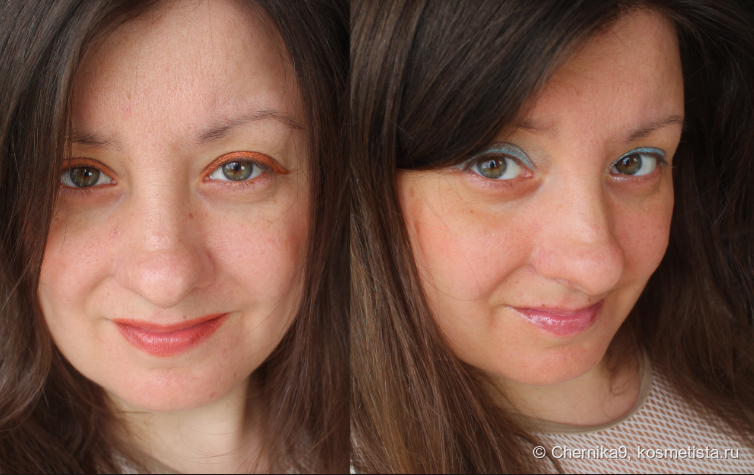 Сравнительное фото: слева осень, справа лето