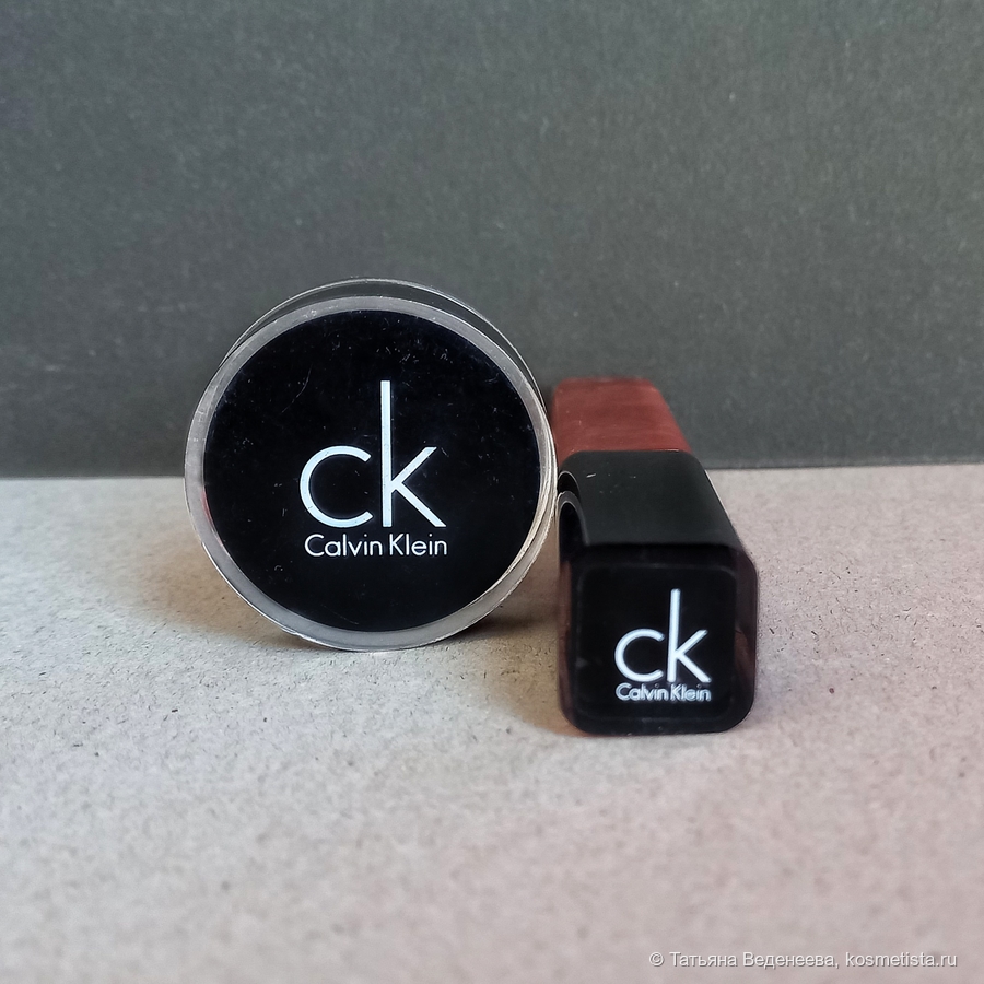 CK Calvin Klein lip gloss LG 16  & eyeliner gel black ice