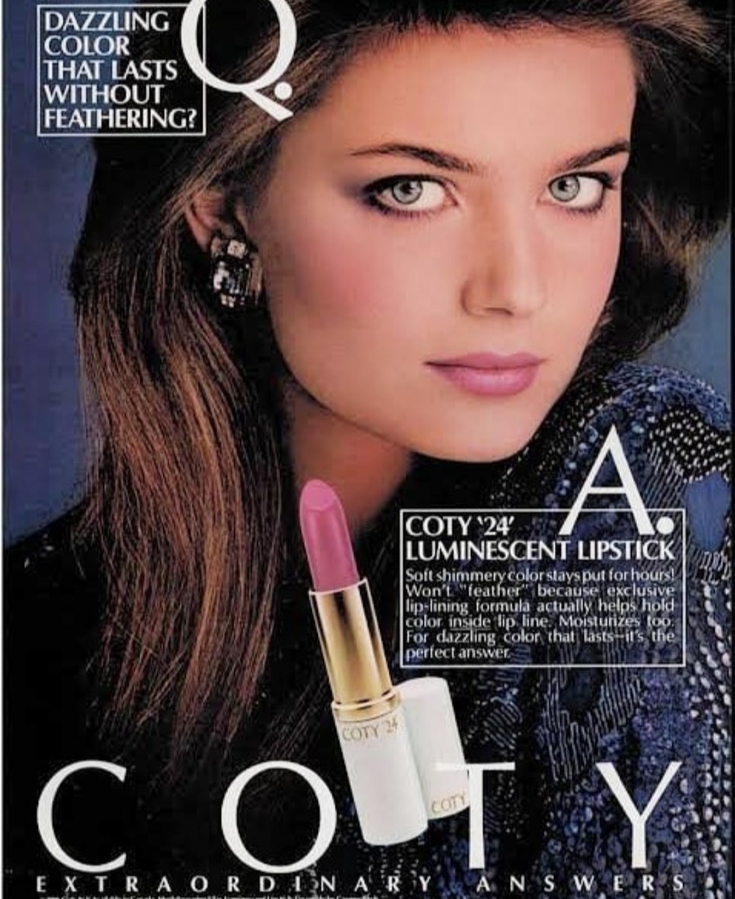 Coty '24' lipstick 1986s