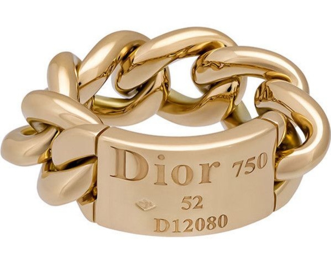 Золотое кольцо Диор 2006