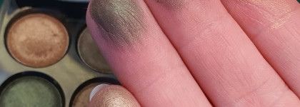 Обзор на палетку теней Chanel Les 4 Ombres, 318 Blurry Green, макияж поэтапно