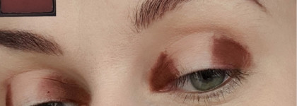 Фото урок макияжа в красных тонах