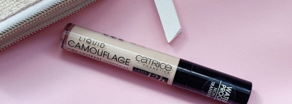 Очень крутой и бюджетный консилер Catrice Liquid Camouflage High Coverage Concealer 005