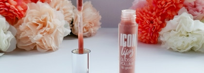 Ультраглянцевый блеск для губ Luxvisage icon lips glossy volume в красивом оттенке 505 Ice Beige