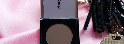 Идеальные тени для макияжа бровей и глаз YSL velvet crush eyeshadow fall. Оттенок 33 unconventional brown