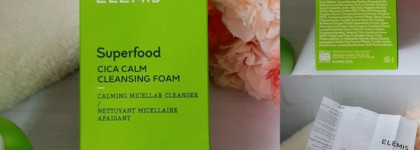Пенка, которая хорошо справляется с макияжем Elemis superfood cica calm cleansing foam