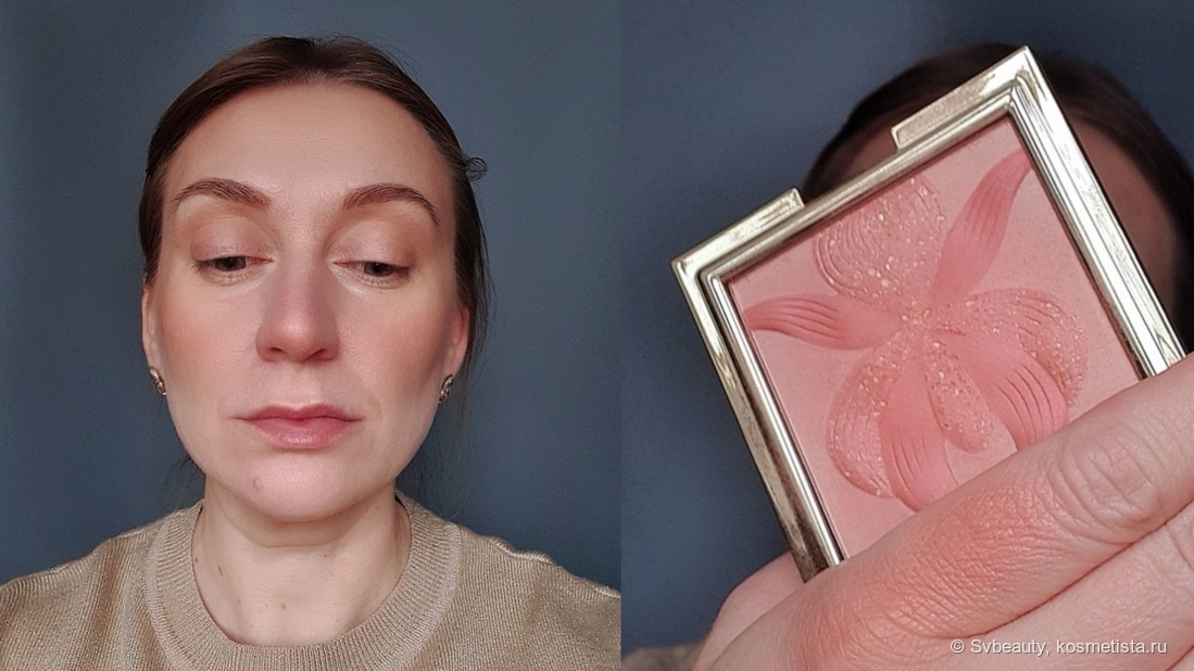 Компактные румяна с лёгким сиянием Sisley L'Orchidee Highlighter Blush| Orchidée