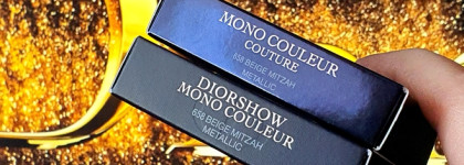 Обновлённые тени для век Dior Diorshow Mono Couleur | 658 Beige Mitzah Metallic. Сравнение со старой версией