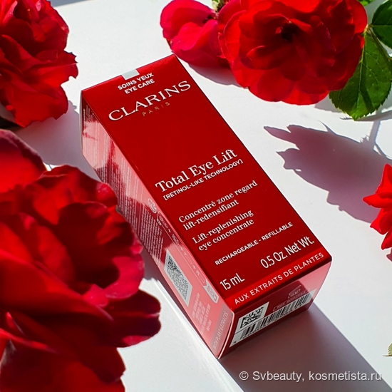 Ухоженная кожа вокруг глаз с обновлённым лифтинг-концентратом Clarins Total Eye Lift