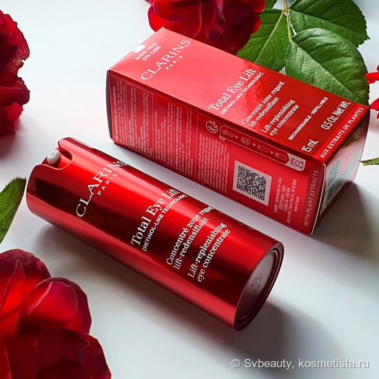 Ухоженная кожа вокруг глаз с обновлённым лифтинг-концентратом Clarins Total Eye Lift
