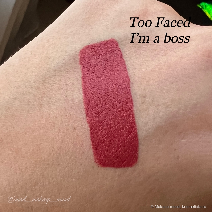 Too Faced Lady Bold: I'm a Boss