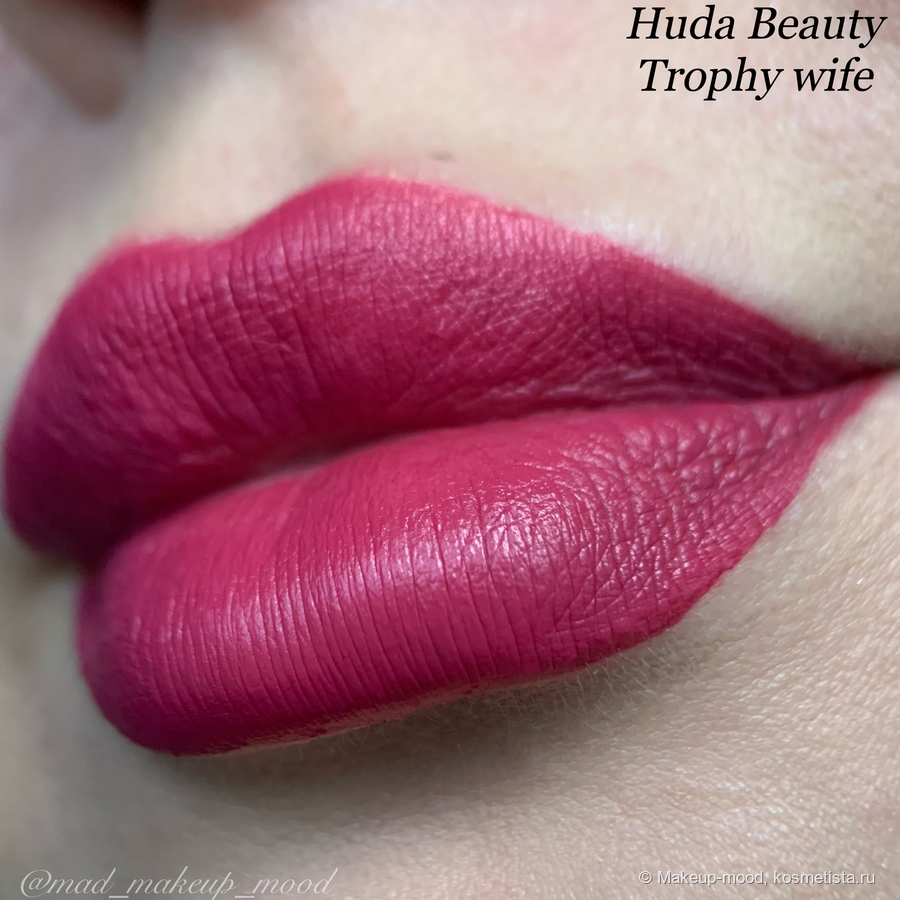 Huda Beauty Liquid Matte Lipstick : Trophy Wife