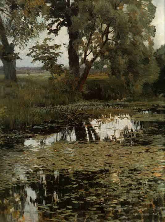 И.И. Левитан "Заросший пруд", 1887 г.