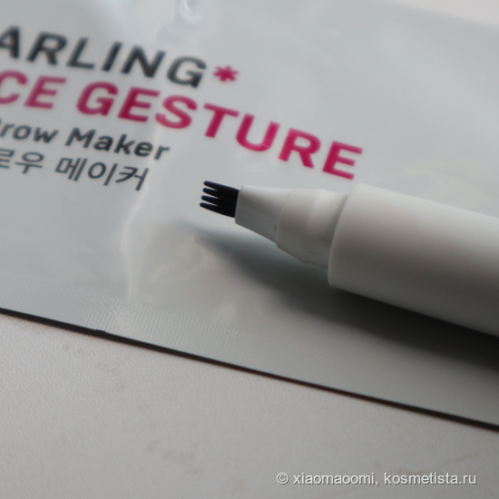 Бровная эпопея вместе с Darling* nice gesture маркер для бровей и Darling* glossy brow pencil