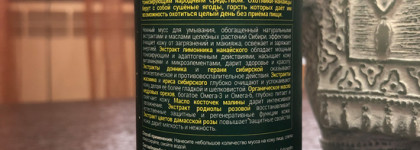 Потрясающее средство для умывания - нежный мусс для умывания «Энергия и свежесть кожи» Natura Siberica Frozen Limonnik Nanai By Alena Akhmadullina