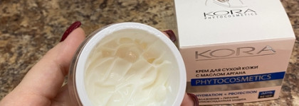 Обзор на шикарный крем для сухой кожи с маслом аргана от бренда KORA