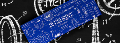 Синий нюд? Blueprint palette от Melt Cosmetics