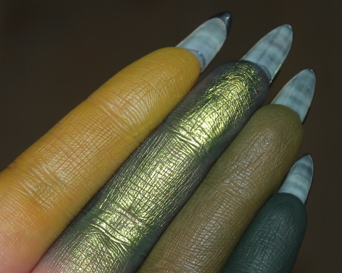 Слева направо: Creep, Exquisite Beauty, Tormented, Raven. Вспышка.