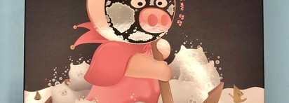 Необычная и специфичная чёрная тканевая маска без смывания Elizavecca Hell pore black solution bubble serum mask pack