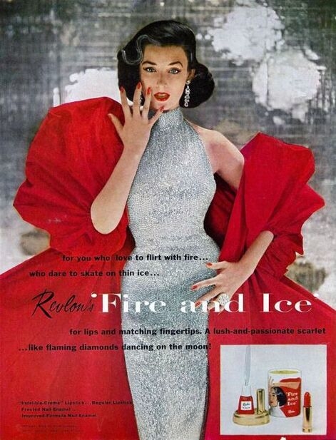 Рекламная кампания Revlon Fire & Ice, 1952 г.