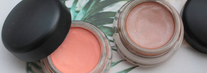 Знаменитые Paint Pots от MAC: оттенки Art Thera-Peach и Groundwork