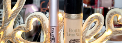 Повторяла, и надеюсь повторить вновь: тушь Better Than Sex и консилер Born This Way от Too Faced